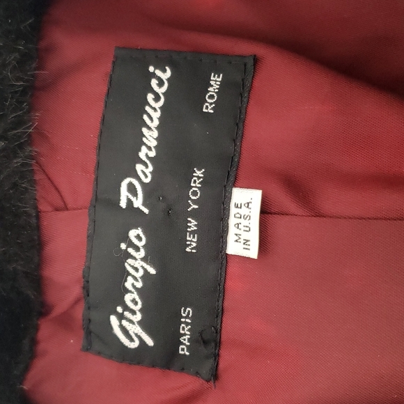 vintage Giorgio Parnucci faux fur coat sz 2x Made in USA - Picture 2 of 11